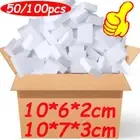 50/100pcs Melamine Sponge Magic Sponge Eraser Melamine Nano Cleaning Sponges Aut