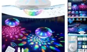 Rechargeable Floating Pool Lights: Remote Control Pool Lights That Float 1 Pack