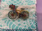 Gorgeous Junk Journal inserts filled with ephemera ooak bike theme