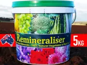 REMINERALISER MINERAL ROCK DUST ORGANIC PLANT VEGETABLE GARDEN FERTILISER 5kg