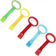 Boy Girl Learning Pull Ring Pcs Crib Rings Develop Standing Skills Safe for Boys and Girls
