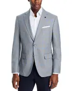 Boss Hutson Window Plaid Slim Fit Sport Coat