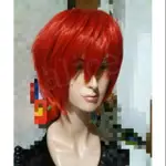 紅色假髮 COSPLAY 假髮 707 七種神秘信使 AKASHI SEIJURO 假髮