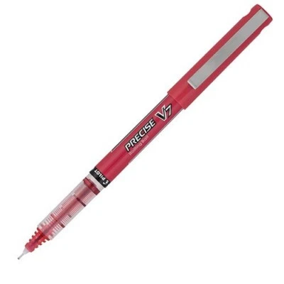 Pilot Precise V7 Lot/3 Rolling Ball Pen 0.7mm Cherry Red Office School Home