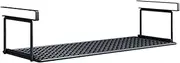 Ynnhik Retractable Shoe Shelf - Metal Shoe Storage Rack | Adjustable Under Cabinet Shelf, Hangable Shoe Basket for Laundry Room Kitchen Pantry Desk Bookshelf