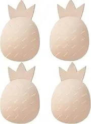 [nabrand] Adhesive Bra Strapless Sticky Invisible Push up Silicone Bra,Lift Breast/Nipple Covers (Beige, Black) Push Up Bra (2Pairs)
