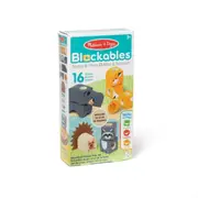 16pc Melissa & Doug Blockables Woodland Creatures Wood Blocks Kids Toy 2y+