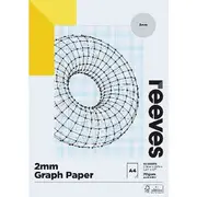 Reeves 2mm Graph Pad 70gsm 40 Sheets A4