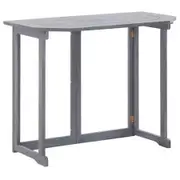 Folding Balcony Table 90x50x74 cm Solid Acacia Wood