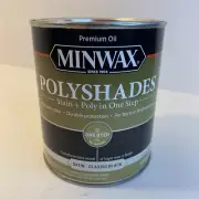 Minwax PolyShades Wood Stain Polyurethane Finish 1 Quart Classic Black Satin