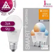 Ledvance 9W Smart+ Wifi Classic A LED Bulb│Dimmable│Tunable White│E27│Pack Of 3