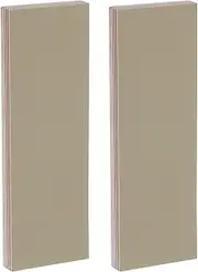 uxcell 2Pcs Knife Handle Liner, 4.7" x 1.6" x 0.3" G10 Spacer Sheets Knife Handle Spacer Material for Knife Scales Slabs Making Supplies Tool, Coffee Pattern