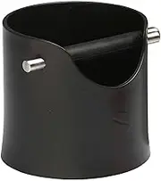 Coffee Waste Box Knock Bin Crema Pro Espresso Grinds Tamper 110mm Black