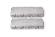 Edelbrock Valve Covers Stock Height Aluminium Natural Logo Big Victor Heads Only For Chevrolet Big Block Pair EB4259
