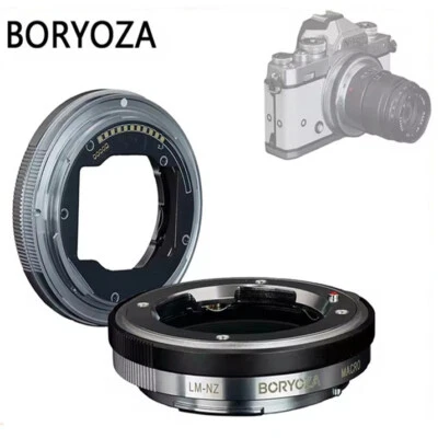 BORYOZA LM-NZ Macro Manual Focus Lens Adapter for Leica M-Lens to Nikon Z-Mount