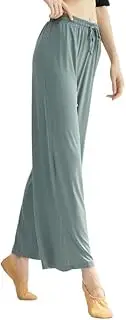 [Valtorixia] Wide Leg Yoga Pants for Women Comfy Modal Lounge Workout Loose Fit Flowy Palazzo Pants