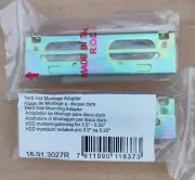 New harddisk mounting adapter for 3.5" HDD into 5.25" slot (2.5" HDD into 3.5")