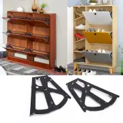2 Layers Shoe Cabinet Flip Frame Shoe Rack Hinges Flip Drawer Hinge