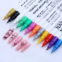 在飛比找樂天市場購物網優惠-美甲筆 美甲塗鴉筆 彩繪筆 顏料筆 拉線筆 手繪筆 塑膠筆桿