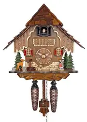 herrzeit by Adolf Herr Quartz Cuckoo Clock - In the Black Forest AH 21 QM NEW