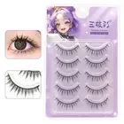 Wispy Manga Lashes Anime Faux Mink Lashes 3D Spiky Fairy Lashes