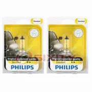 2 pc Philips High Low Beam Headlight Bulbs for Smart Fortwo 2011-2015 st (for: Smart)