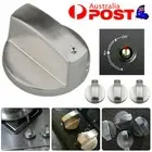 4Pcs Alloy Home Kitchen Gas Stove Knobs Cooker Oven Cooktop Metal Switch Control