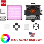 ZHIYUN FIVERAY M20C Combo 20W RGB Full Color Pocket Video Fill Light APP Control