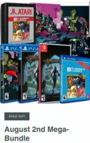 Limited Run Games August 2nd Mega bundle Atari Flashback Classics vita ps4 Hover