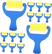 16pcs Graffiti Sponge Brush Paint Brushes for Small Paint Roller Diy Craft Drawing Tools Drawing Tools Stamps Rollers for Sponge