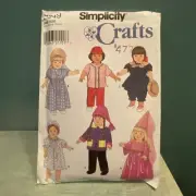 Simplicity Craft Pattern 18 Inch Doll Clothing Fits American Girl 219￼￼￼