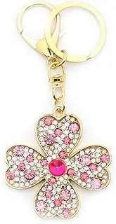 [GiftDot] Chic Sparkling Crystal Diamantee Keyring Charm for Women – Perfect for Bags & Car Keys