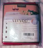 NEW 70" PINK SQUARE TABLECLOTH_Wrinkle & Stain Resistant_Durable Classy Holiday