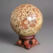 Natural Leopard Skin Jasper 2.5" Sphere - USA
