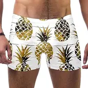 [FNETJXF] Mens Swim Briefs, Men's Swim Briefs, Golden Hexagon Honeycomb