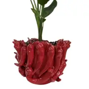 Club Santorini Chilli Vase in Red