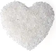 LAIDANLA Clear Quartz Crushed Stone Crystal Chips Bulk Natural Gemstones Healing Reiki Crystals Mini Quartz Vase Filler Aquarium Gravel 100g/0.22lb.