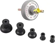 Valve Lapping Tool Kit – Engine Valve Lapping Attachment Tool for Drill Valve Grinding Kit with 5 Attachable Suction Plates