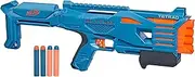 Nerf Elite 2.0 Tetrad QS-4 Blaster, Includes 4 Nerf Elite Darts, 4-Barrel Blasting, Tactical Rail for Customizing Capability, Pump Action