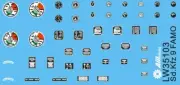 1:35 Vehicle Dials & Placards Sd.Kfz. 9 FAMO LW35103 Model Accessory