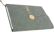 GETAJGHSD Appointment Book Planner PU Cover Notebook with Monthly Index Bookmark for Work and Personal Use Stylish and Portable Task Planner for Efficient Scheduling and Organization