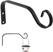 Metal Wall Hooks for Hanging Coats, Lanterns, Decorative Iron Hook for Solar Lights Hangers, Bird feeders, Rust Resistant Heavy Duty, Home Garden Decor Indoor & Outdoor (7.3)
