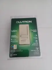 NEW LUTRON Lumea Ivory 3-Way Slide Dimmer Switch LECL-153PH-IV