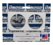 Under Dash 2 Gauge Polished Aluminum Panel 2 1/16" AutoMeter