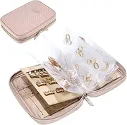 [Xinhuju] Jewellery Storage Ring Binder - Jewellery Bag Binder, Travel Jewellery Bag | Women's Jewellery Folder with Pockets, Space Saving Clear Pockets, Jewellery Bag, Ring Binder for Business Trip, Dorm