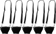 5Pcs Wine Glass Neck Holder Neoprenes Sleeve With Adjustable Neck Strap Wine Glass Lanyard Necklace For Wine Walking