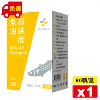 在飛比找松果購物優惠-藥師健生活 高純度魚油 90顆/盒 (EPA80％ 小膠囊方