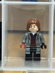 LEGO Minifigure - Rainn Delacourt - Dark Blue Dark Red Shirt - No jw095 - QTY 1