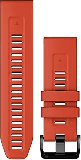 QuickFit 26 mm Wechselarmband aus Silikon für Garmin fenix 7X Serie, fenix 6X Serie, Enduro, fenix 5X Serie, quatix 6X Solar, tactix Serie, Descent Mk1, Descent MK2 / 2i uvm.
