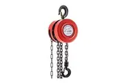 OZNALA 1T/2200lbs 3M/10Ft Ton Block Tackle Chain Block Hoist Crane Pulley Garage Lifting Tool